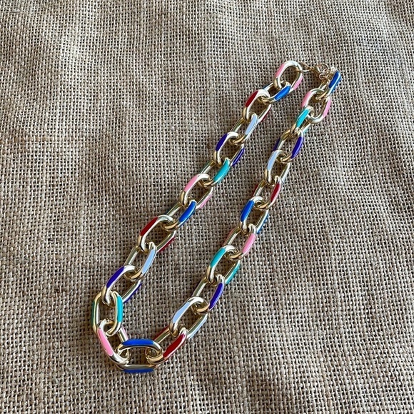 European 2023 In style Candy Color Dripping choker Necklace Enamel Drip - Picture 4 of 16